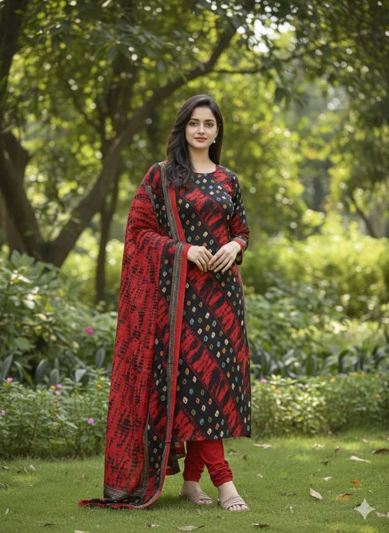 Bonoful,Joypuri,Pure,Cotton,Three,Piece,