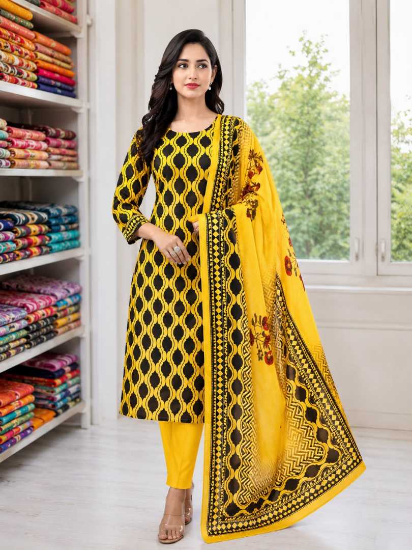 Bonoful,Joypuri,Pure,Cotton,Three,Piece,