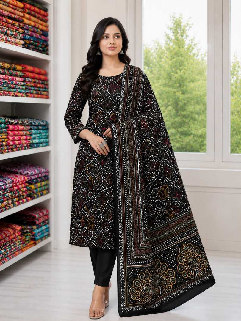 Bonoful,Joypuri,Pure,Cotton,Three,Piece,